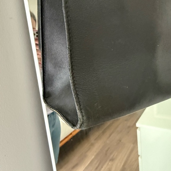 Coach Black Leather Tote Bag - Picture 4 of 10